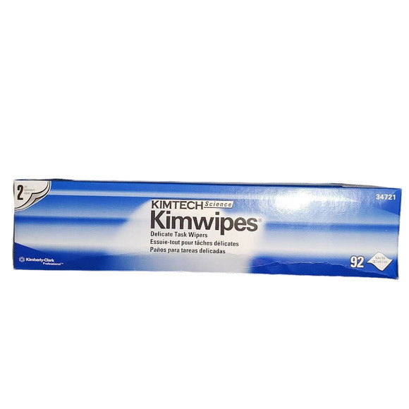 KIMTECH Science Kimwipes #34721 Delicate Task Wipes‎ 92 Count Box 14.4" X 16.4" - Picture 7 of 7